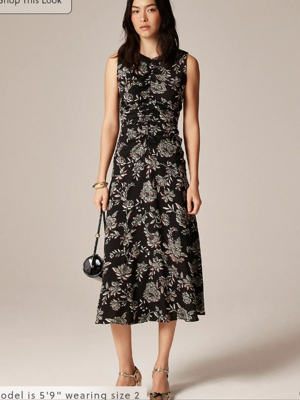 J Crew Veranda dress in floral print CP157 Size 10 NWT